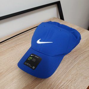 New Nike Golf Legacy91 Hat Blue White Adult Unisex Swoosh Cap Mens Womens